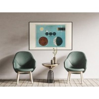Плакат "34;Просто Постер "34; Лунное затмение 90x120 в подарочном тубусе 677671931721