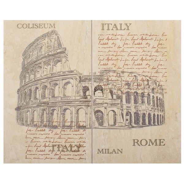 Панно «Efes coliseum» 50x40 см цвет бежевый