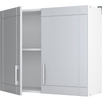 Шкаф навесной "34;Тортора "34; 80x67.6x29 см, МДФ, цвет серый