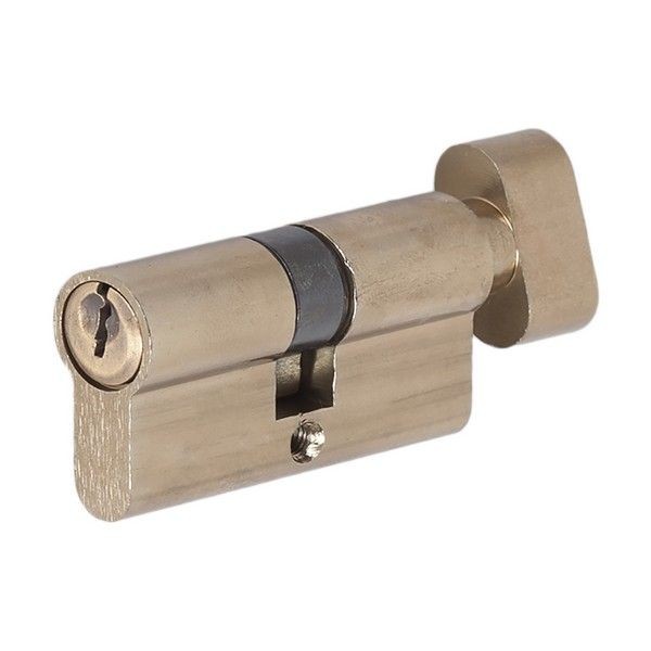 Цилиндр ключ/вертушка 30х30 бронза,Е 60 AB T01
