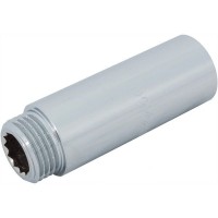 Удлинитель, внутренняя резьба, 1/2 "34;х60 мм, цвет хром