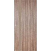 Дверь межкомнатная остеклённая Селена 60x200 см цвет орех