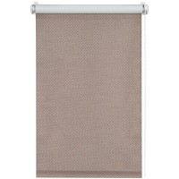 Штора рулонная Сканди 100x160 см коричневая