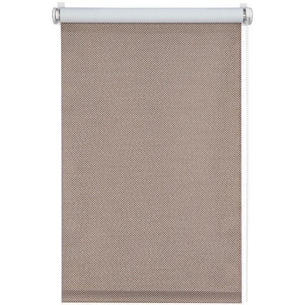 Штора рулонная Сканди 100x160 см коричневая