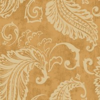 Обои флизелиновые York Wallcoverings Brocades&Damasks желтые DM8749 0.68 м