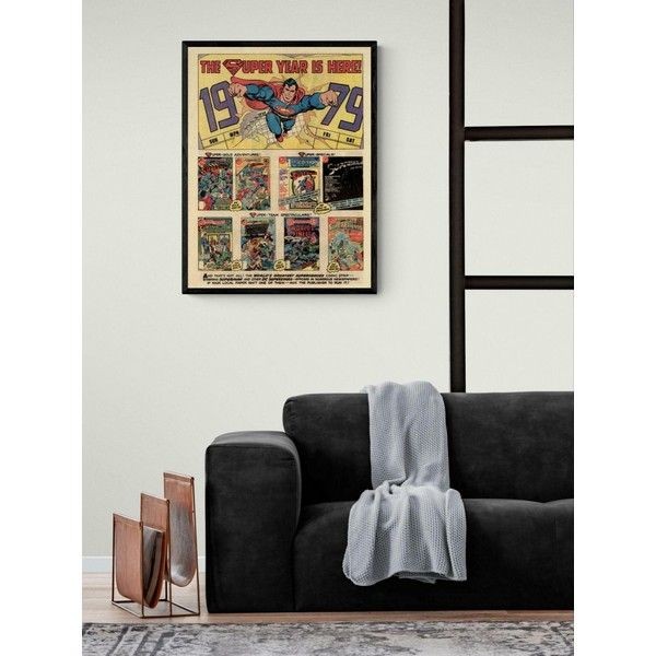 Постер "34;Просто Постер "34; Супермен 1979 40x50 в подарочном тубусе Металл