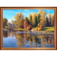 Картина на холсте Русская коллекция Осень БС-х6, 68х88 см
