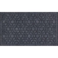 Коврик Eco Rib 45x75 см, полиэстер, цвет серый