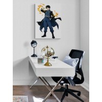 Плакат "34;Просто Постер "34; Стальной Алхимик. Рой Мустанг 90x120 в подарочном тубусе 638500557151