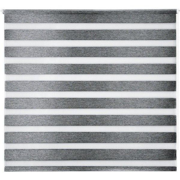 Штора рулонная день-ночь Miamoza Blackout 160x175 см, цвет серый