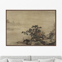Картина Картины в Квартиру Autumn Landscape in the Style of Sesshu KVK1-225235395, 75х105 см