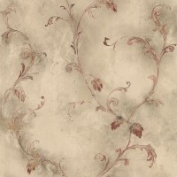 Обои виниловые Aura Silks & Textures коричневые 0.53 м FT23540