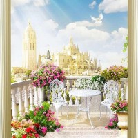 Фотообои Divino Decor Балкон H-017 200х270 см