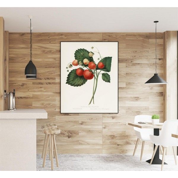 Плакат "34;Просто Постер "34; Бостонская клубника 60x90 в раме 344777416793