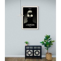 Постер "34;Просто Постер "34; Симпсоны - Афиша 40x50 в подарочном тубусе Металл