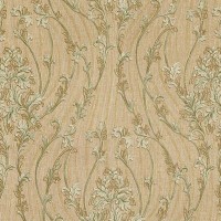 Обои флизелиновые Zambaiti Decorato жёлтые 1.06 м M41121
