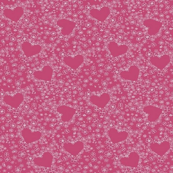 Виниловые обои York Wallcoverings розовые DK6010 0.52 м