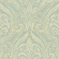 Виниловые обои York Wallcoverings бирюзовые JC5952 0.68 м