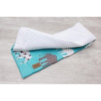 Плед детский AmaroBaby Растём вместе Слоники 95х85 см, бязь