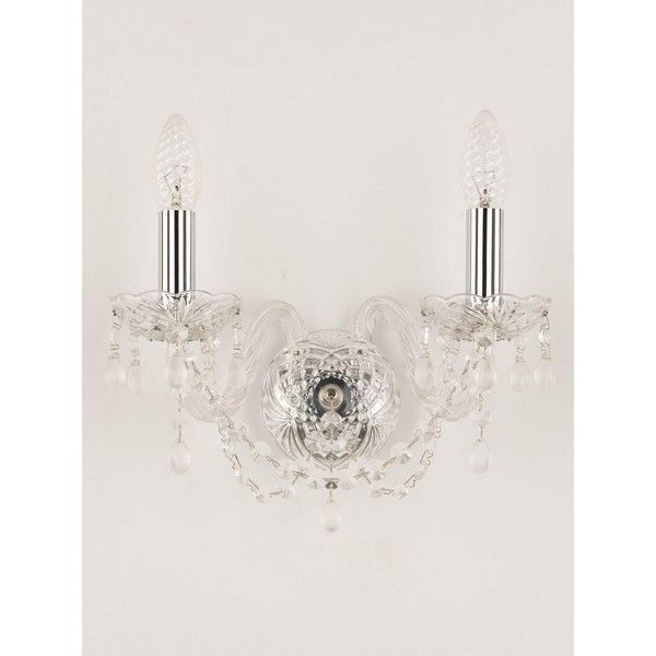 Настенный светильник Bohemia Ivele Crystal 112B.2.141.Ni.V0300 E14 цвет никель
