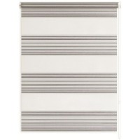 Штора рулонная день-ночь Miamoza Verona 60x160 см серая