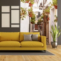 Фотообои Urban Style Узкая улочка UST2046 200х270 см