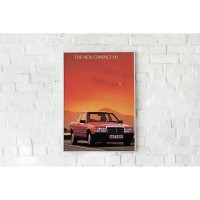 Плакат "34;Просто Постер "34; Красный автомобиль 90x120 в подарочном тубусе 806315668441