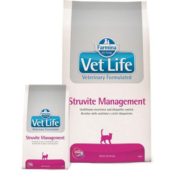Сухой корм для кошек при МКБ и идиопатическом цистите FARMINA Vet Life Struvite Management 400 г