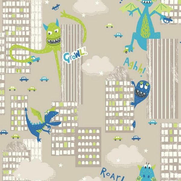 Обои бумажные Arthouse Imagine Fun 667700, 0.53 м, серые