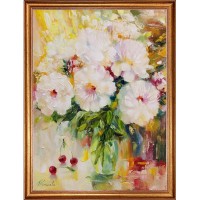 Картина на холсте Русская коллекция Пионы КГ-х17, 68х88 см