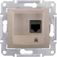 Розетка компьютерная Schneider Electric SEDNA SDN4300168