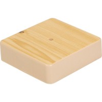 Коробка распределительная 100x100x29 мм цвет сосна, IP20