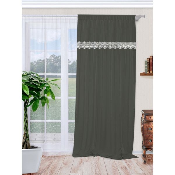 Штора Naturel Виктория NR-11-150x280-DARK-GREY