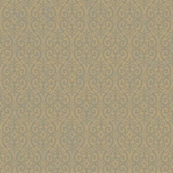 Виниловые обои York Wallcoverings желтые NN4027 0.68 м