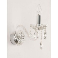 Настенный светильник Bohemia Ivele Crystal 101B.1.165.Ni E14 цвет никель