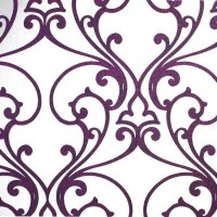 Обои флизелиновые Rasch Glamour фиолетовые 1.06 м 680645