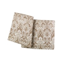 Простыня AmaroBaby Дамаск кофе 150х210 см, бязь