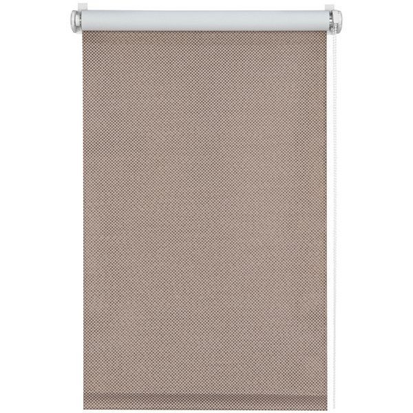 Штора рулонная Сканди 120x160 см коричневая