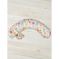 Подушка AmaroBaby для беременных Жирафики 170х25 см, холлофайбер