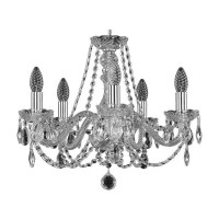 Люстра потолочная Bohemia Ivele Crystal 101.5.165.Ni E14 5 ламп 10 м²