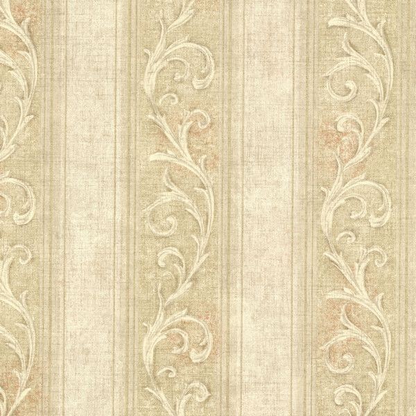 Обои виниловые Aura Brocade бежевые 0.53 м FD20837 (2601-20837)