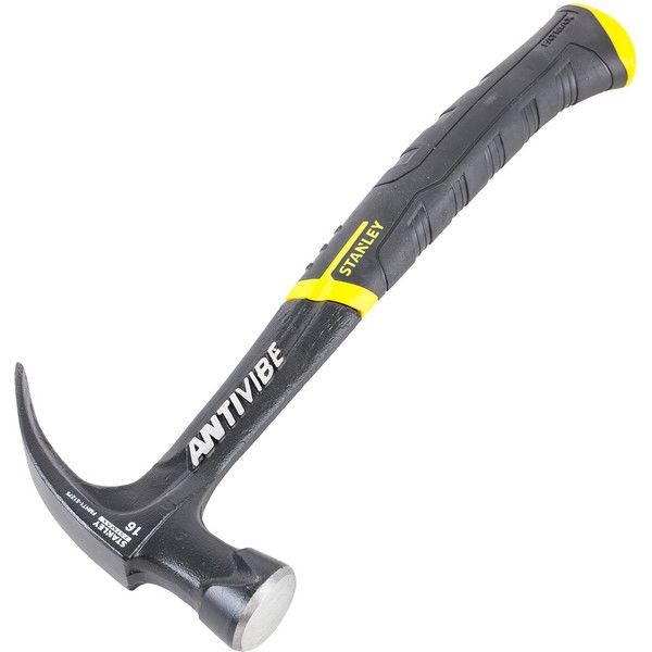 Молоток с изогнутым гвоздодером Stanley FatMax AntiVibe 454 г, композитная рукоятка