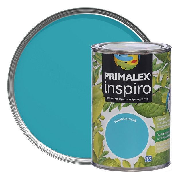 Краска Primalex Inspiro 1 л Бирюзовый