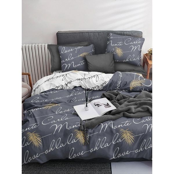Комплект постельного белья "34;Павлайн "34; Sweet Sleep поплин 2,0 сп. Monte Carlo вид 2 (серый)