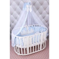 Комплект постельного белья AmaroBaby Элит в кроватку, бязь 18 предметов