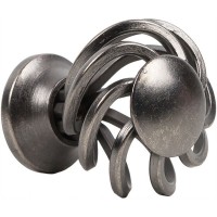 Ручка-кнопка Jet 188 сталь цвет серебро