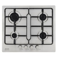 Варочная панель газовая KRONA Ortica, 4 конфорки, 60х51,5 см, нержавеющая сталь