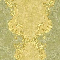 Обои флизелиновые Rasch Esplanade зелёные 0.70 м 921243