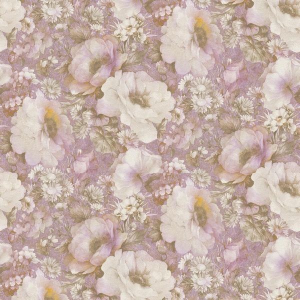 Обои флизелиновые Rasch Fiore розовые 1.06 м 935707