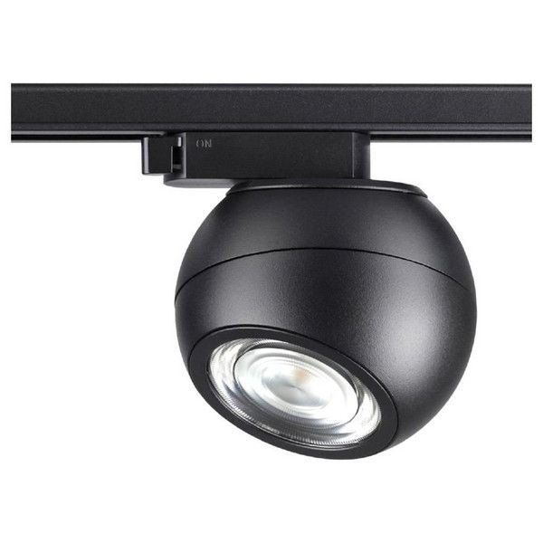 Однофазный трековый светильник Novotech BALL PORT NT20 053 358352 черный
